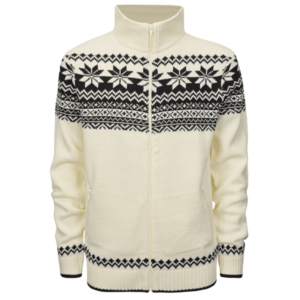 Brandit pulóver norvég cipzárral, fehér színben kép