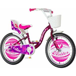 KPC Liloo 20 rózsaszín lány gyerek kerékpár kép
