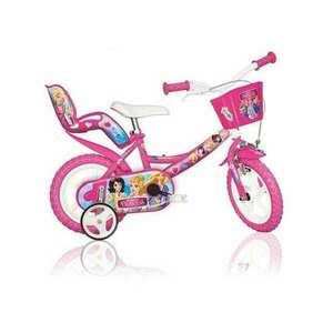Princess rózsaszín gyerek bicikli 12-es méretben - Dino Bikes kerékpár kép