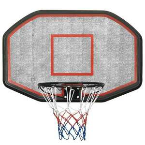 Fekete polietilén kosárlabdapalánk 109 x 71 x 3 cm kép