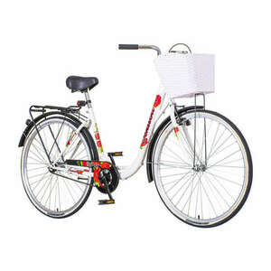 Venssini Rosemary női 28 kontrás városi kerékpár Fehér kép