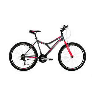 Capriolo Diavolo 600 26" női MTB kerékpár 17" Grafit-Rózsaszín 2020 kép