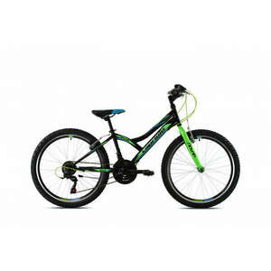 Capriolo Diavolo 200 20" gyerek kerékpár Fekete-Zöld-Kék 2020 kép