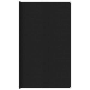 vidaXL fekete sátorszőnyeg 400 x 600 cm kép
