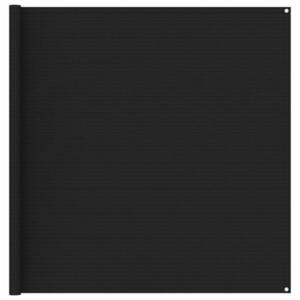 vidaXL fekete sátorszőnyeg 200 x 400 cm kép