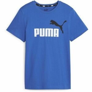 Puma ESS + 2 COL LOGO TEE Fiú póló, kék, méret kép
