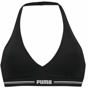 Puma WOMEN PADDED HALTER TOP 1P Sportmelltartó, fekete, méret kép