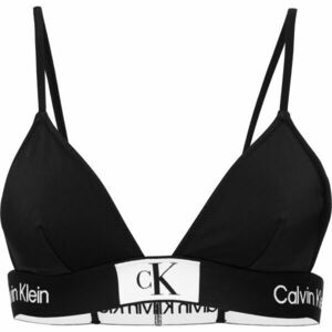 Calvin Klein FIXED TRIANGLE-RP Női fürdőruha felső, fekete, méret kép