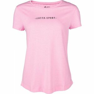 Lotto DINAMICO W III TEE MEL CO Női póló, rózsaszín, méret kép