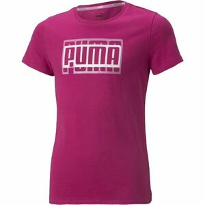 Puma ALPHA TEE G Lány póló, rózsaszín, méret kép