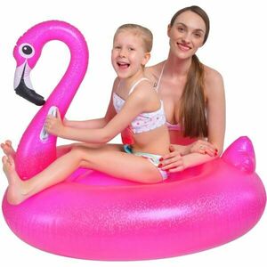 HS Sport MOSAIC FLAMINGO RIDER Felfújható úszógumi, rózsaszín, méret kép