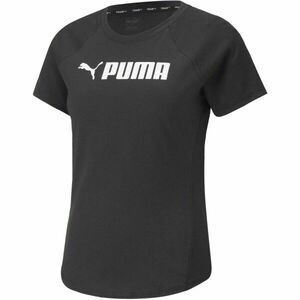 Puma PUMA FIT LOGO TEE Női póló, fekete, méret kép