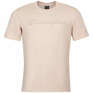 Champion CREWNECK LOGO T-SHIRT Férfi póló, rózsaszín, méret kép