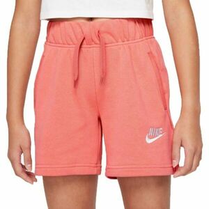 Nike SPORTSWEAR CLUB Lány rövidnadrág, lazac, méret kép
