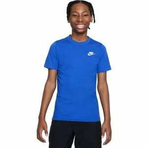 Nike NSW TEE EMB FUTURA B Fiú póló, kék, méret kép