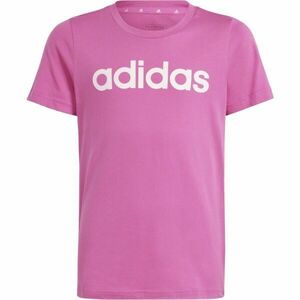 adidas LINEAR LOGO TEE Lány póló, rózsaszín, méret kép