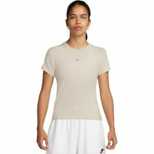 Nike SPORTSWEAR CHILL KNIT Női póló, bézs, méret kép