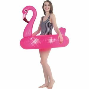 HS Sport MOSAIC FLAMINGO TUBE Felfújható úszógumi, rózsaszín, méret kép