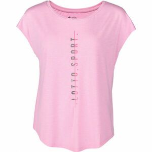 Lotto DINAMICO W III TEE PRT2 VI Női póló, rózsaszín, méret kép