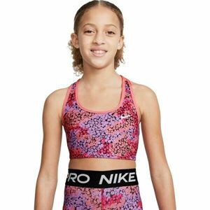 Nike G NK DF SWOOSH AOP REV BRA Lány sportmelltartó, rózsaszín, méret kép