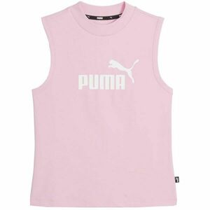 Puma ESSENTIALS+ SLIM LOGO TANK Női top, rózsaszín, méret kép