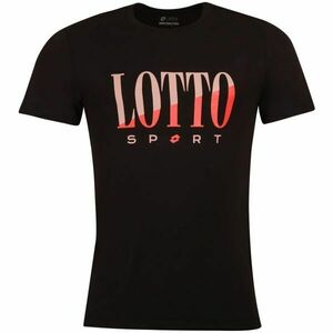 Lotto TEE SUPRA VI Férfi póló, fekete, méret kép