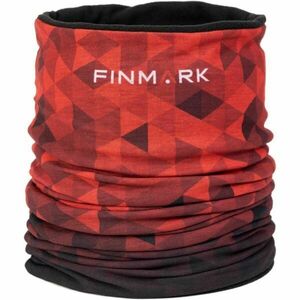 Finmark FSW-211 Multifunkcionális kendő fleece belsővel, piros, méret kép