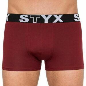 Styx MEN'S BOXERS SPORTS RUBBER Férfi boxeralsó, bordó, méret kép