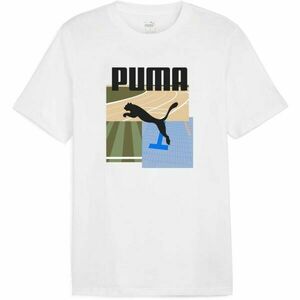 Puma GRAPHIC SUMMER SPORTS TEE Férfi póló, fehér, méret kép