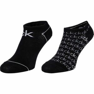 Calvin Klein WOMEN LINER 2P REPEAT LOGO CALLIE Női zokni, fekete, méret kép