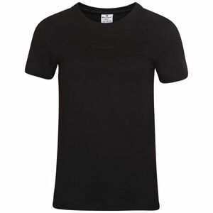 Champion CREWNECK T-SHIRT Női póló, fekete, méret kép