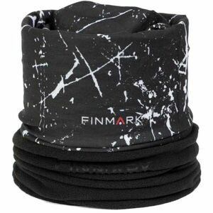 Finmark FSW-222 Multifunkcionális kendő fleece résszel, fekete, méret kép