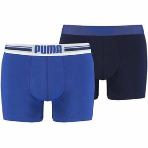 Puma PLACED LOGO BOXER 2P Férfi boxeralsó, kék, méret kép