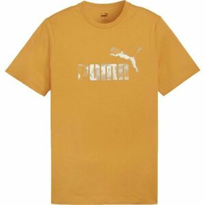 Puma ESS + CAMO GRAPHIC TEE Férfi póló, narancssárga, méret kép