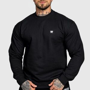 Férfi fitness pulóver Iron Aesthetics Leave, fekete kép