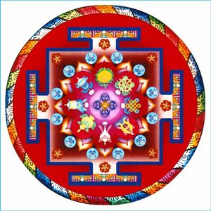Mandala Ablakmatrica - Bőség kép