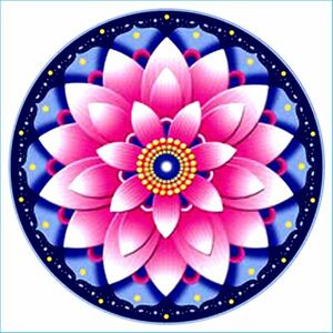 Mandala Ablakmatrica - Lótusz Pink kép