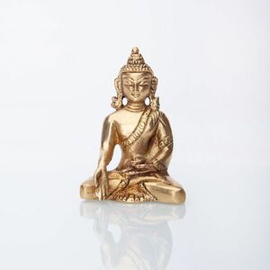Buddha réz szobor 8cm - Bodhi kép