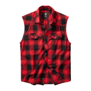 Brandit Check ujjatlan ing, piros fekete kép