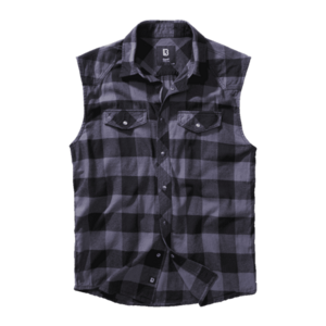 Brandit Check ujjatlan ing, fekete szürke kép