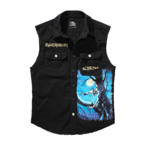 Brandit Iron Maiden Vintage FOTD ujjatlan ing, fekete kép