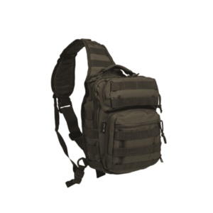 Mil-tec Assault small egy vállpántos hátizsák, olíva színű 10L kép