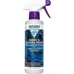 Nikwax impregnálószer szivacsos spray-vel, bőr és kombinált lábbeli Fabric & Leather Proof Spray 300ml kép