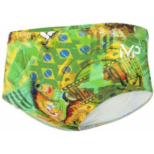 Férfi úszónadrág michael phelps corco man brief green/yellow 26 kép