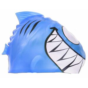 Gyermek úszósapka borntoswim shark junior swim cap kék kép