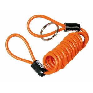 Spirál acélkábel Safety Reminder - 150cm - Narancssárga kép