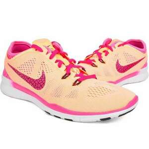 Nike Free 5.0 női edzőcipő, narancssárga/rózsaszín, 36.5 kép