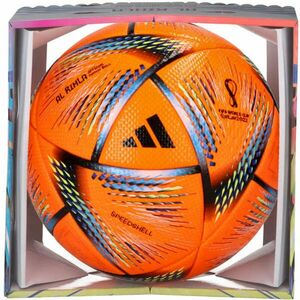 Adidas Al Rihla 2022 Pro futballlabda – hivatalos mérkőzés, narancs, 5 kép