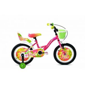 Capriolo Viola 16" gyerek kerékpár Zöld-Pink kép