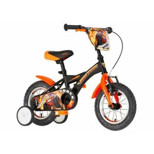 Visitor Monster Truck 12 gyerek kerékpár fekete-narancs kép